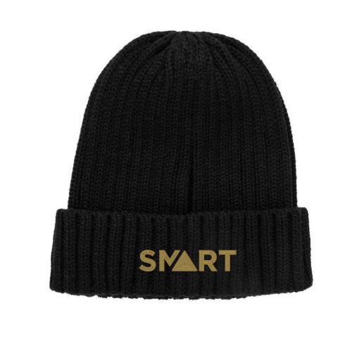 Kennedi AWARE™ Polylana® beanie with large rib black