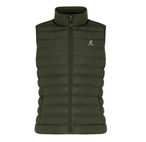 Iqoniq Meru women recycled polyester bodywarmer khaki
