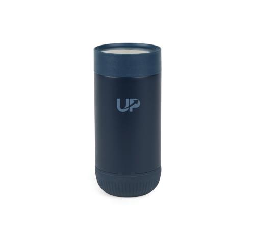 VINGA Erie RCS recycled SS push mug 350 ML navy, navy
