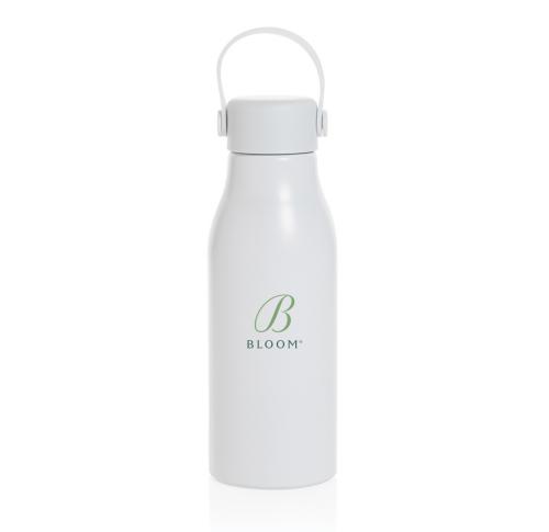Pluto RCS Certified recycled aluminium bottle 680ml white