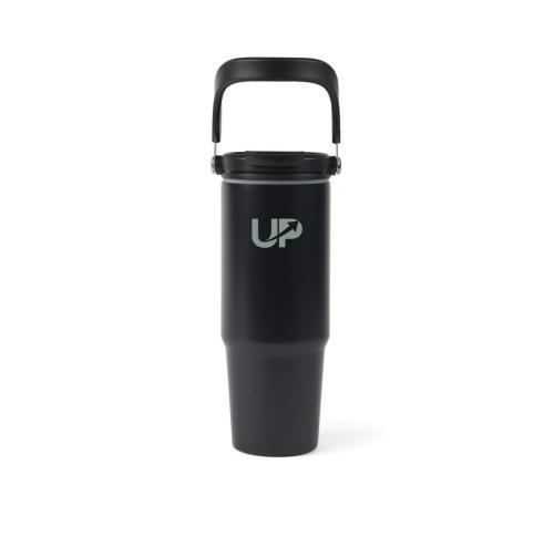 VINGA Eos trek RCS recycled SS 880 ML black, black Branded Logo