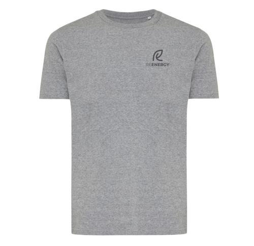 Iqoniq Brett recycled cotton t-shirt light heather anthracite