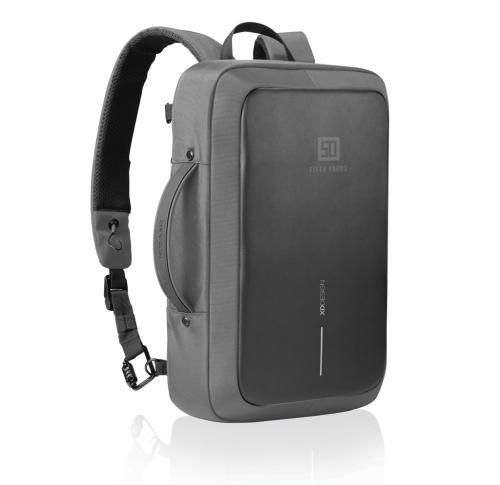 Bobby Bizz 2.0 anti-theft backpack & briefcase grey, black