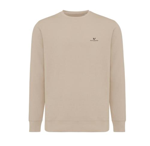 Promotional Iqoniq Etosha lightweight recycled cotton crew neck desert