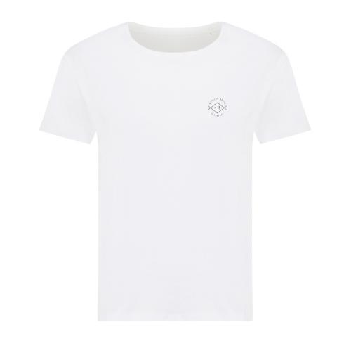 Iqoniq Yala women lightweight recycled cotton t-shirt recycled white