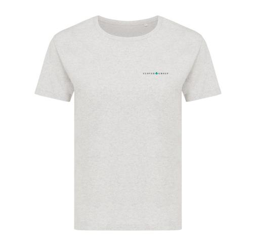 Iqoniq Yala women lightweight recycled cotton t-shirt light heather grey