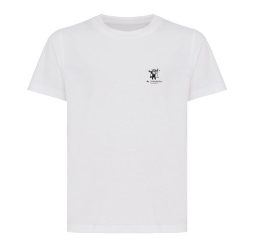 Iqoniq Koli kids lightweight recycled cotton t-shirt recycled white