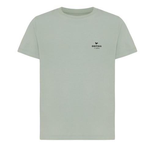 Iqoniq Koli kids lightweight recycled cotton t-shirt iceberg green