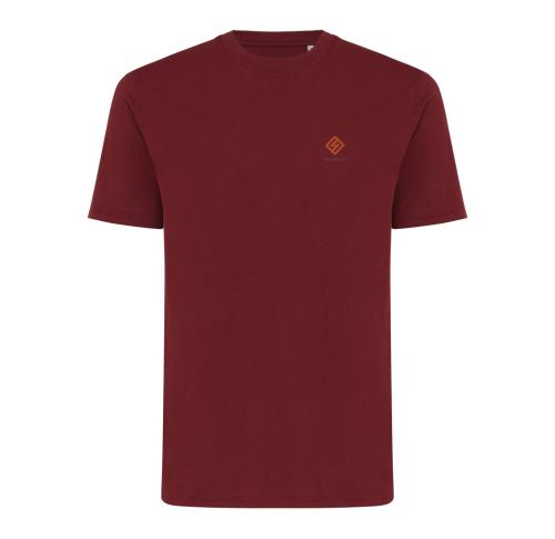 Iqoniq Sierra lightweight recycled cotton t-shirt burgundy