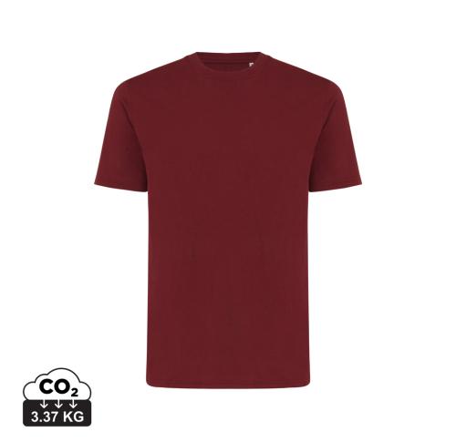Iqoniq Sierra lightweight recycled cotton t-shirt burgundy