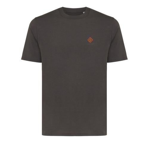 Iqoniq Sierra lightweight recycled cotton t-shirt anthracite