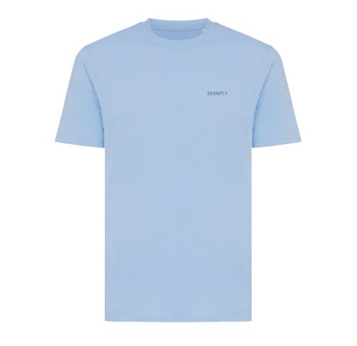 Iqoniq Sierra lightweight recycled cotton t-shirt sky blue