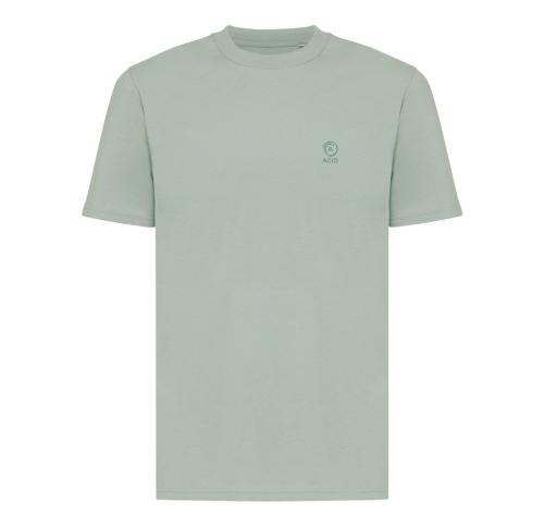 Branded Iqoniq Sierra lightweight recycled cotton t-shirt iceberg green