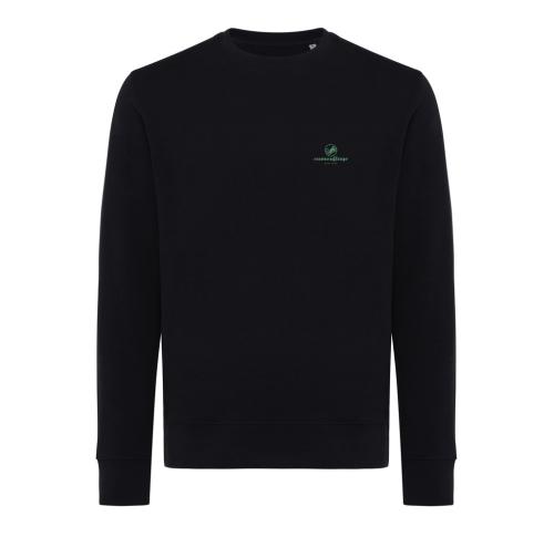 Iqoniq Etosha lightweight recycled cotton crew neck black