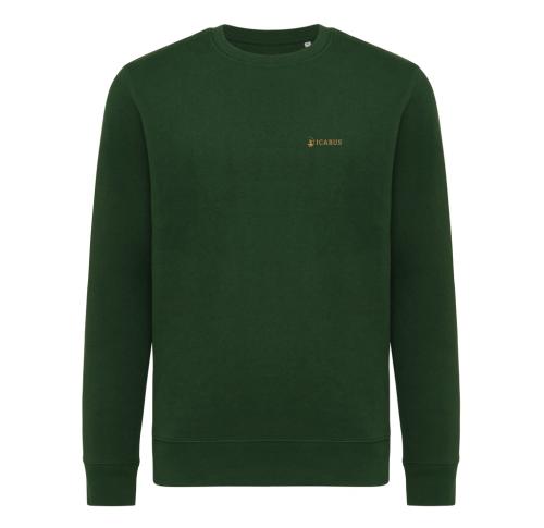 Iqoniq Etosha lightweight recycled cotton crew neck forest green