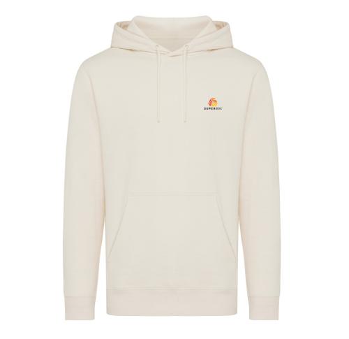 Iqoniq Rila lightweight recycled cotton hoodie natural raw