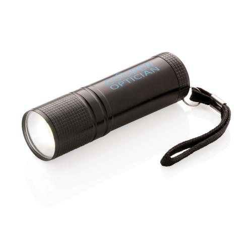Black COB Torches Printed Logo