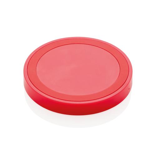 5W Wireless Charging Pads Round Custom Logo Qi Enabled Devices