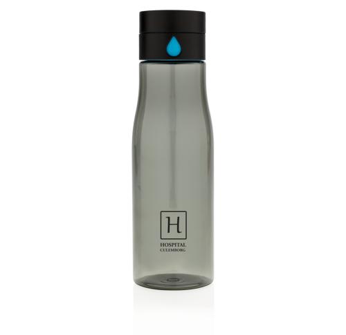Aqua hydration tracking tritan bottle