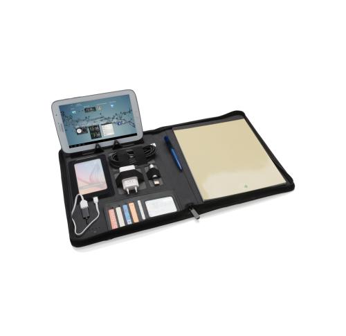 Tech portfolio with powerbank