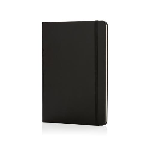 Printed Classic Hardcover Notebook A5 - Black