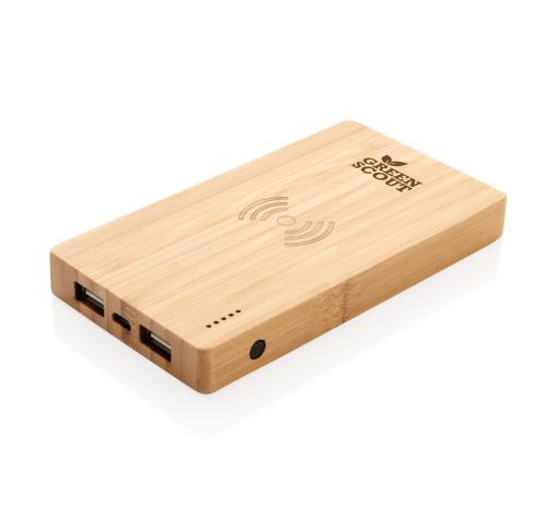 Bamboo 4.000 mAh wireless 5W Powerbank