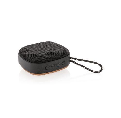 5W Wireless Mini Travel Speaker Waterproof Fabric and Cork