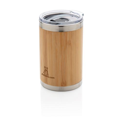 Bamboo coffee to go tumbler