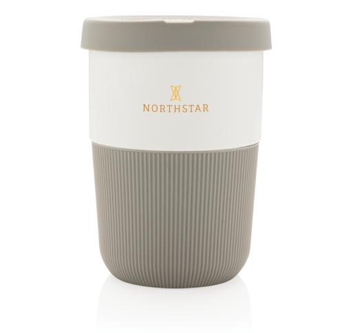 Eco PLA Coffee Cup To Go 380ml Grey