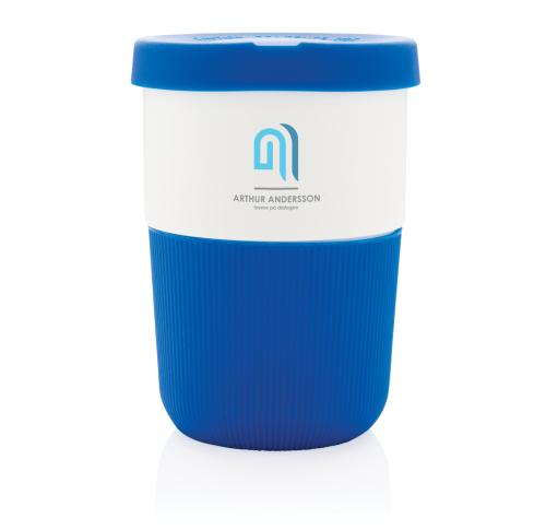 Eco PLA Cup Coffee To Go 380ml Blue