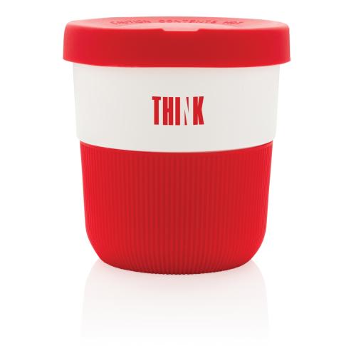 Eco PLA Cup Coffee To Go Red 