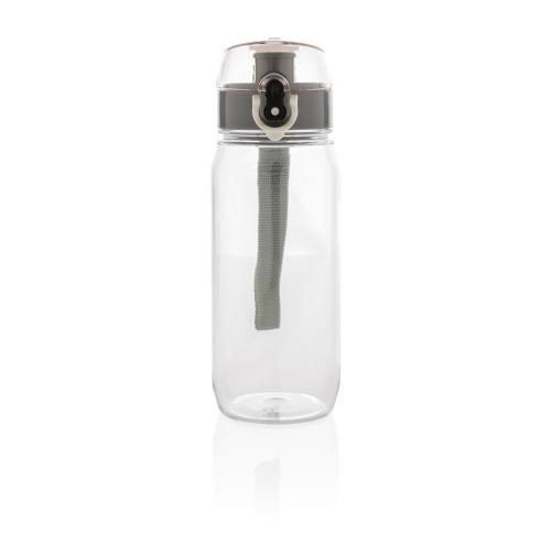 Printed Tritan Bottle 600ml Lockable Cap - Black