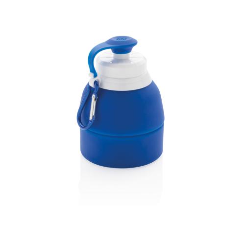 Foldable silicone sports bottle