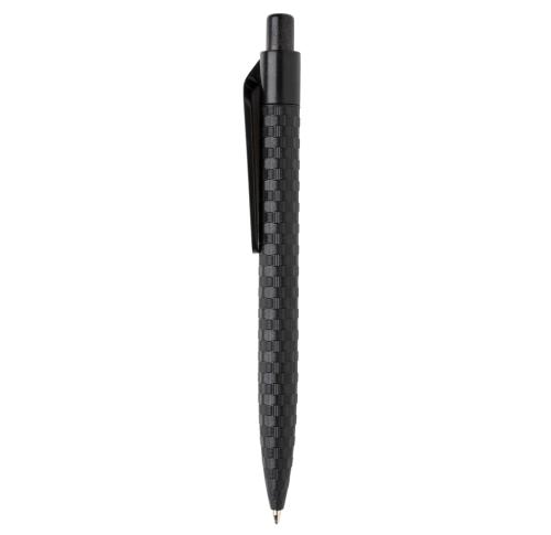 Printed Textured Wheat Straw Pen Black