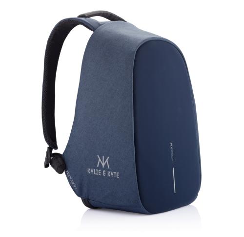 Promotional Logo Bobby Pro Anti-theft Backpacks Navy