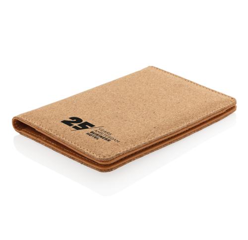 Cork secure RFID passport cover