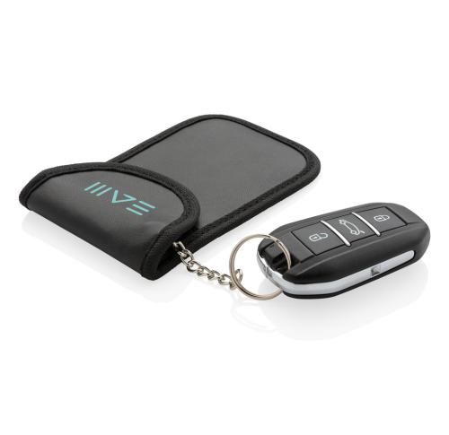 Anti theft RFID car key pouch