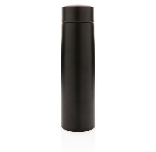 Printed Vacuum Stainless Steel Metal Bottle 450ml Black