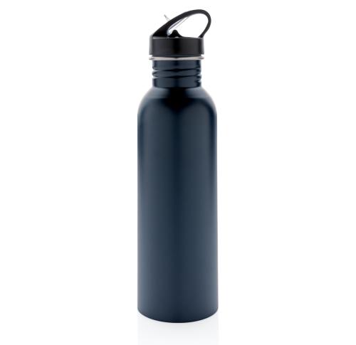 Branded Deluxe Stainless Steel Activity Bottle 710ml - Blue