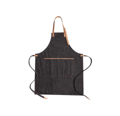 Branded Deluxe Canvas Chef Aprons - Black