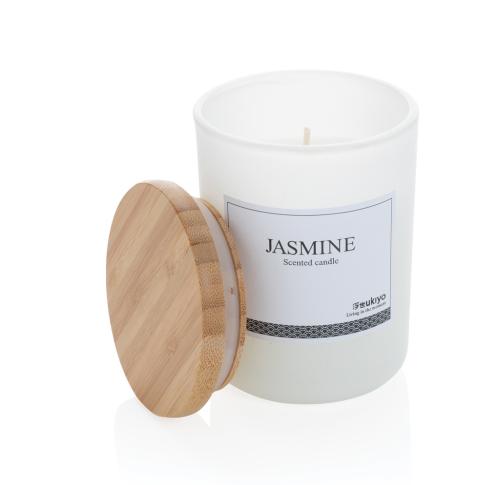 Ukiyo deluxe scented candle with bamboo lid