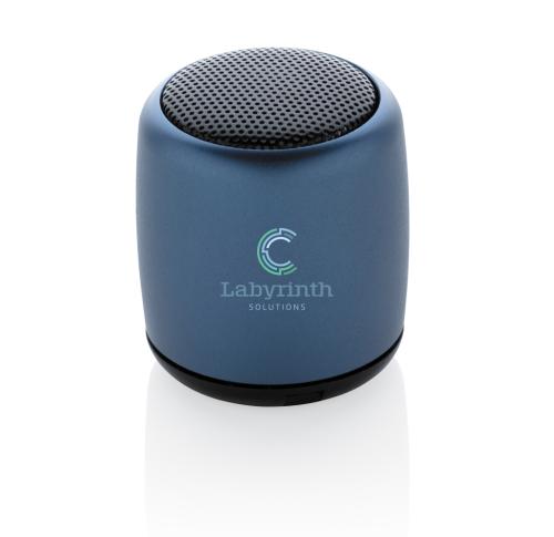 Mini Aluminium Pirtable Wireless Speakers Custom Logo Blue