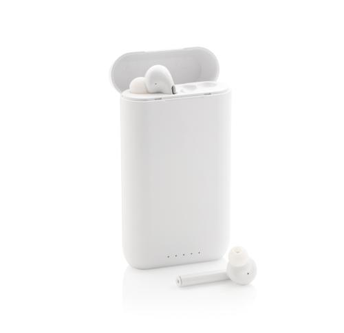 Printed Liberty TWS Earbuds With 5.000 MAh Powerbank