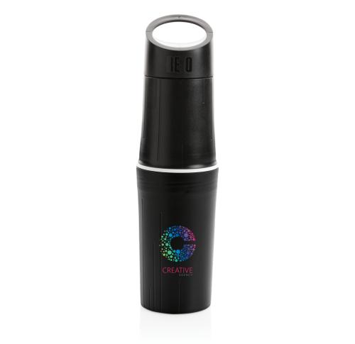 Printed Sugarcane BE O Bottle, Water Bottles, Made In EU Black