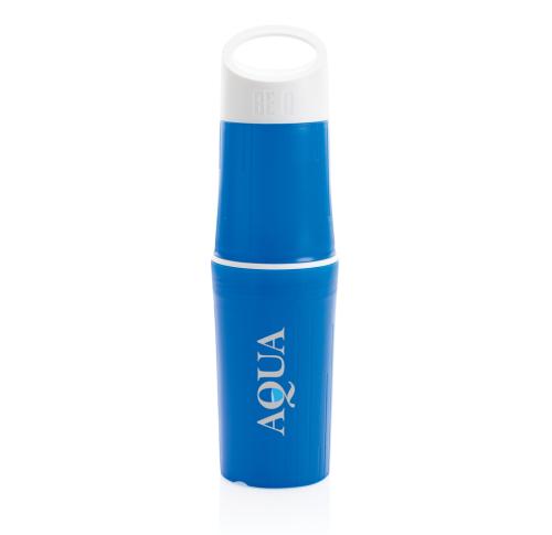 Branded Sugarcane BE O Bottle, Water Bottle, Made In EU - Blue