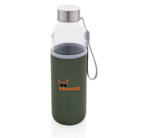 Custom Printed Glass Bottles With Neoprene Sleeve