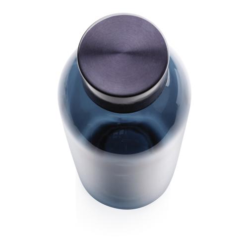 Leakproof water bottle with metallic lid