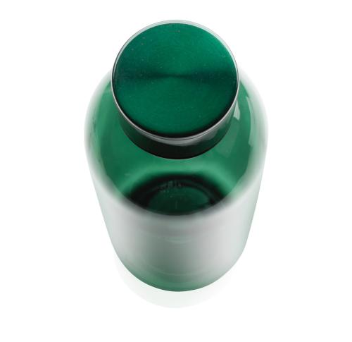 Leakproof water bottle with metallic lid