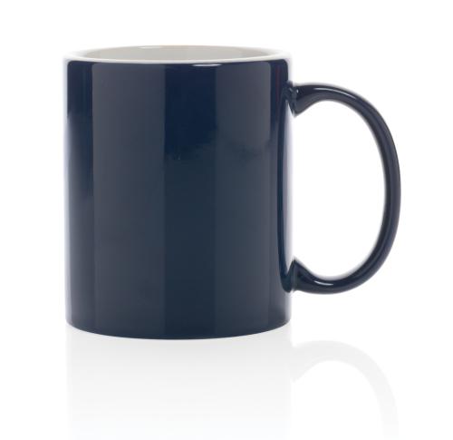 Promotional Ceramic Classic Coffee Mugs - Navy Blue