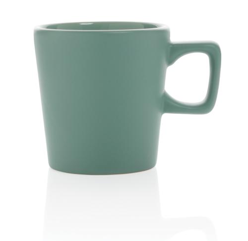 Printed  Ceramic Modern Coffee Mug Green Dishwasher Safe